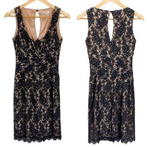 Nanette Lepore Lace Overlay Dress Size 2